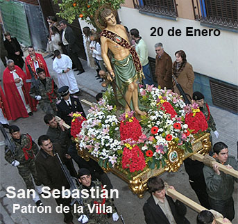 Patrn de Madridejos, cuya festividad se remonta a los siglos medievales cuando el pueblo se encomendaba al Santo para defenderse de las pestes...